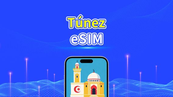 eSIM Túnez | 4G | Paquete de Datos Diario/Total | 1–30 días | Facturación 24 Horas | Código QR