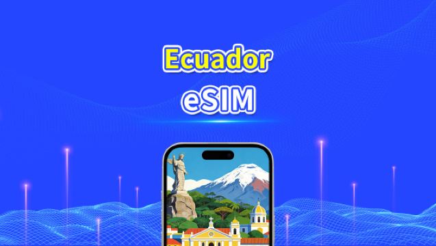 eSIM Ecuador | 4G | Paquete de Datos Diario/Total | 1–30 días | Facturación 24 Horas | Código QR