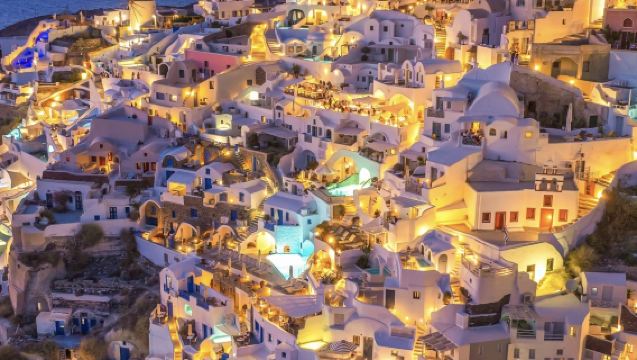 Yunani: Santorini + Bandar Oia + Bandar Imerovigli + Tapak Arkeologi Sewaan Peribadi Bahasa Cina