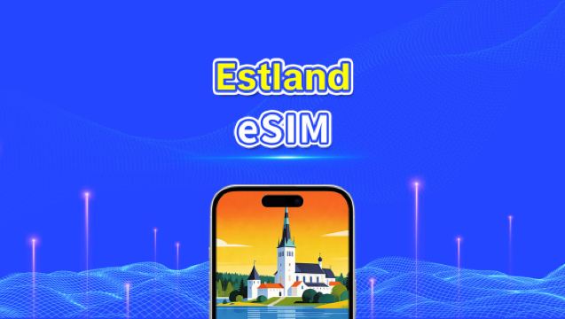Estland eSIM | Højhastighedsdata | 5G/4G | Daglig pakke/data pakke | 1-30 dage | 24 timer | QR-kode