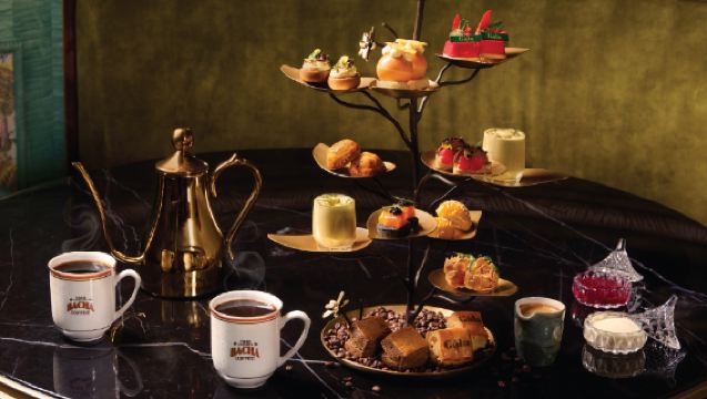 Macau Studio City [Jia Yan X Basha Café] Pacchetto per tè pomeridiano per due "Tempo di viaggio"