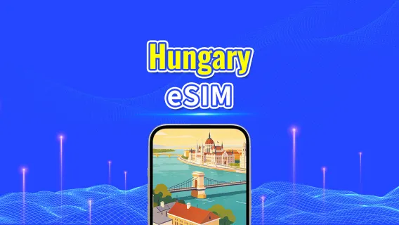 Hungary 5G eSIM  | Dual Net | Fully Supports AI & TikTok | Daily/Total Data Package | 1–30 Days | 24-Hour Billing | QR Code