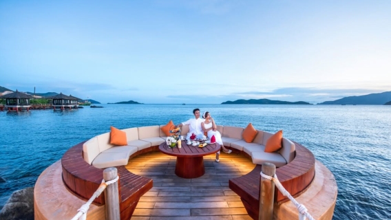 Luxury Buffet with Half Lobster, Sunset Drinks and Fireworks at Vinpearl Luxury Nha Trang