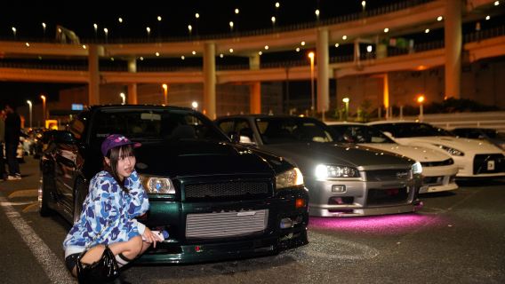 Tokyo JDM Nat Tur: Daikoku PA Bilmøde & Japanske Sportsbiler