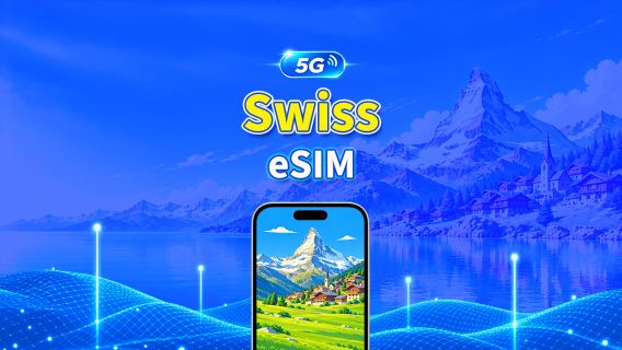 Swiss 5G eSIM  | Jaringan Ganda | Mendukung AI & TikTok Sepenuhnya | Paket Data Harian/Total | 1–30 Hari | Penagihan 24 Jam | Kode QR