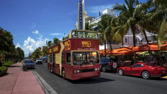 Экскурсионный автобус Big Bus в Майами с возможностью выхода и посадки - Big Bus Miami Hop-on Hop-off Bus Tour