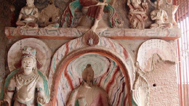 Zhangye pergi-balik: Lawatan sehari ke Kuil Jinta + Kuil Mati  meneroka 33 gua batu