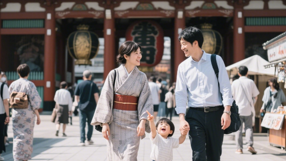 日本東京淺草寺旅拍【跟拍攝影親子照情侶閨蜜兒童跟拍家庭旅拍】