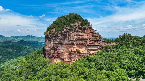 【隴遊】麥積山石窟門票+觀光車+導覽（9:30場次石窟導覽）