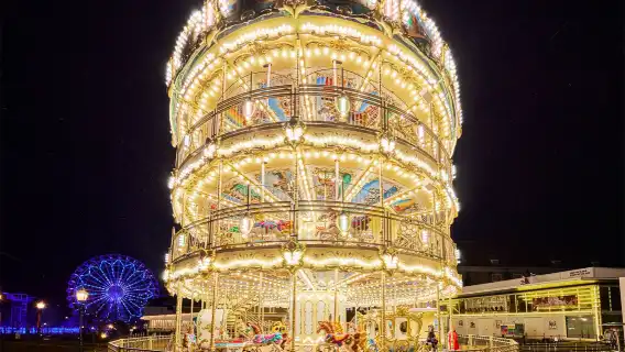 [Limited fireworks] 1-day tour to Huis Ten Bosch in Nagasaki, Kyushu, Japan with fireworks feast, including first admission ticket