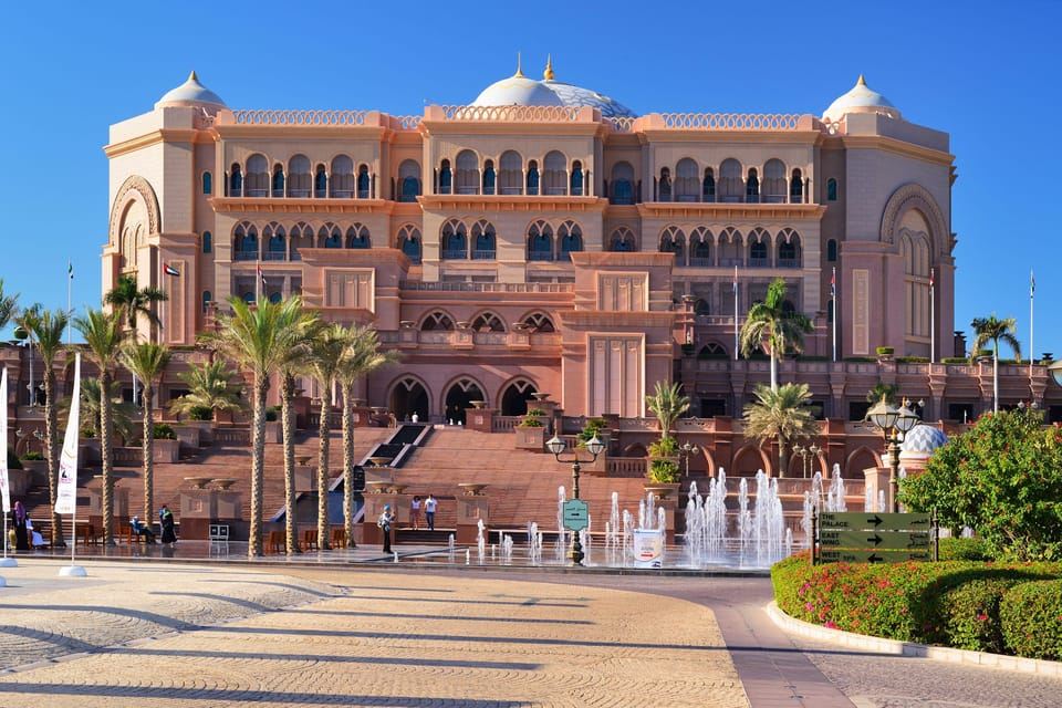 From Dubai: Full Day City Tour, Grand Mosque, Qasr Al Watan