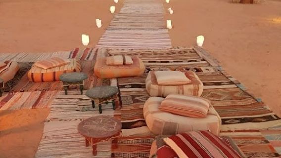 Expérience Agafay avec dîner, promenade en buggy et à dos de chameau