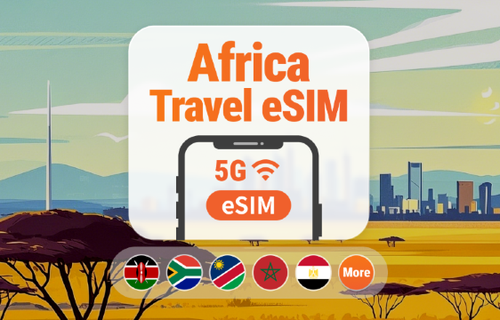 Africa 22 destinazioni 5G eSIM | Sudafrica, Kenya, Marocco e altro | Accesso completo a AI e TikTok | 1–30 giorni | QR istantaneo