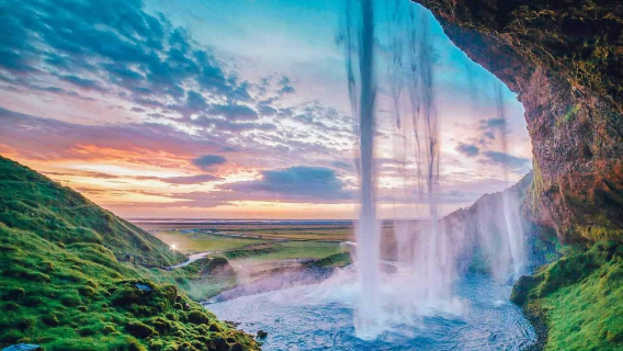 Tham quan bờ biển phía Nam Iceland & Tour đi bộ trên sông băng (Khởi hành từ Reykjavik)
