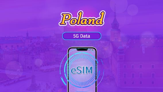 Poland | 5G/4G eSIM | Total Package | 24H Billing | 7-30 days | QR code