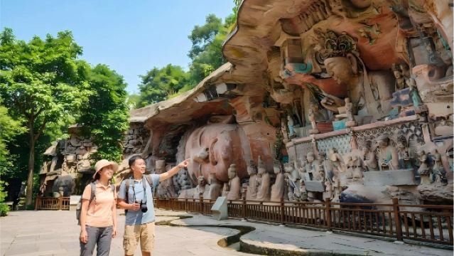 ทัวร์ 1 วันไปชมวัดถ้ำต้าจู๋ (รวมโรงภาพยนตร์ดิจิทัล)