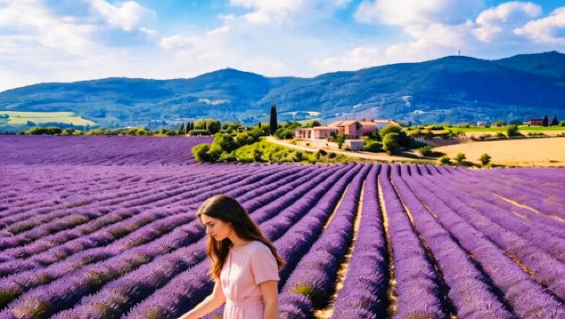 Lawatan Sehari Kumpulan 2-8 Orang Bahasa Cina di Provence, Perancis: Tasik Sainte-Croix, Kampung Tembikar dan Ladang Lavender