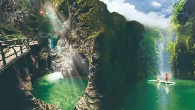 恩施地心谷景區一日遊【市區接駁/純玩團/可選小團】