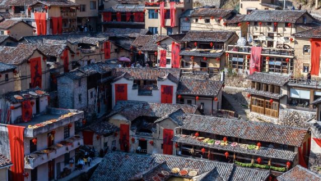 Excursión de un día al Condado autónomo she de Jingning en Lishui, Zhejiang: Ciudad antigua she, guía multilingüe, itinerario personalizable