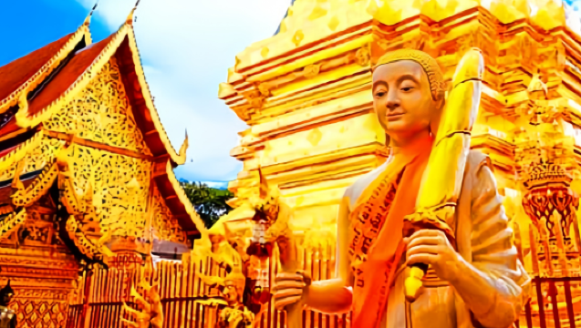 DOI SUTHEP, WAT PHA LAT ve BAAN KANG WAT (Moda El Sanatları Köyü) Yarım Günlük Turu