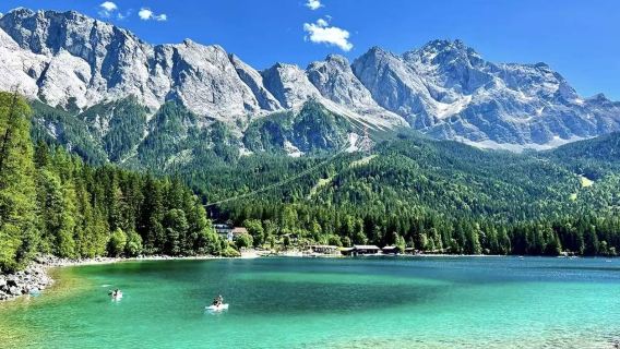 Jerman Munich pergi-balik Zugspitze + Tasik Eibsee + Ludwigstraße lawatan sehari|Kumpulan Kecil Berbahasa Cina