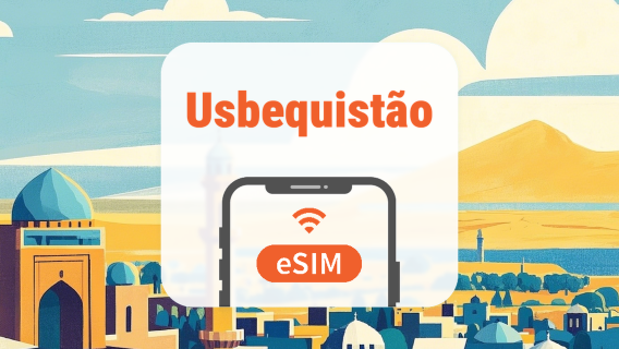 Uzbequistão 5G eSIM | Rede Dupla • Todos os AI & TikTok | 1–30 Dias | Código QR