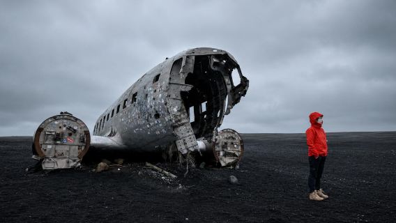 Reykjavik Iceland - Meneroka Runtuhan Kapal Terbang di Pantai Selatan - Pantai Anjing Laut - Sewaan peribadi - Jadual boleh disesuaikan