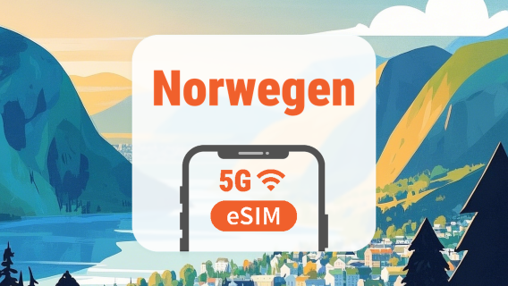 Norwegen 5G eSIM | Dual-Netzwerk • KI-Apps & TikTok | 1–30 Tage | QR-Code