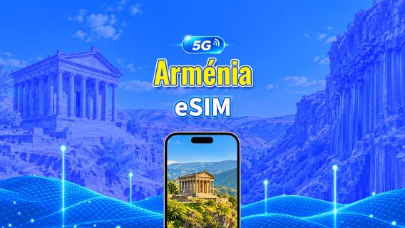 Armênia 5G eSIM | Rede Dupla | Compatível com IA e TikTok | Pacote de dados diário/total | 1–30 dias | Cobrança de 24 horas | Código QR