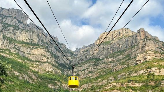 Montserrat Cable Car: Ascent Trip
