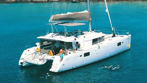 Sunset Catamaran Charter in Mauritius West with Fishing (Snacks, Drinks, drinks)