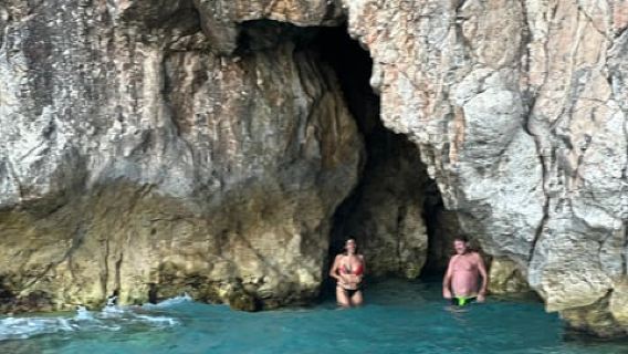 Himara: Pirate's Cave Tour Snorkeling Local wine & Snacks