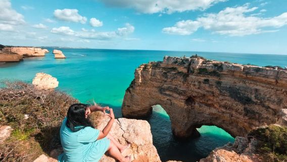 From Faro: Benagil Cave, Marinha & Carvoeiro Full-Day Tour