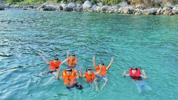 Excursion à la journée sur l'île de Cham avec plongée avec tuba, plongée sous-marine optionnelle et spa – Au départ de Da Nang/Hội An