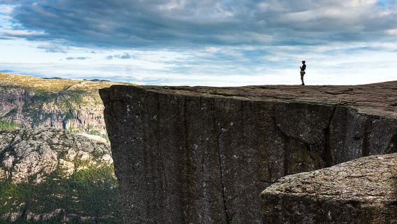Explore Preikestolen: Fjord Cruise + Hiking Experience Round-Trip from Stavanger|8 hours · English tour