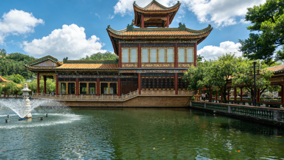 The New Yuan Ming Palace - Seaside Park - Xianglu Bay Beach - Zhuhai-Macau Bay Night Cruise