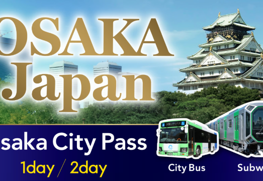 Osaka City Pass: Osaka e-Pass 1-Day or 2-Day with Optional Metro & Bus Package