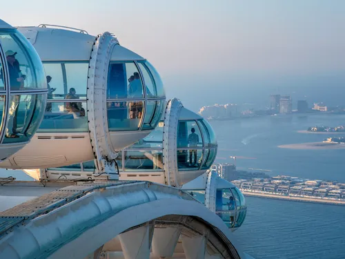 エンターティナー ドバイ アラブ首長国連邦ドバイ ブルーウォーターズ島 Ain Dubai（ドバイの目