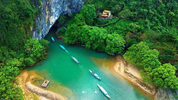 Da Đồng Hới: Tour Giornaliero a Phong Nha e alla Grotta del Paradiso