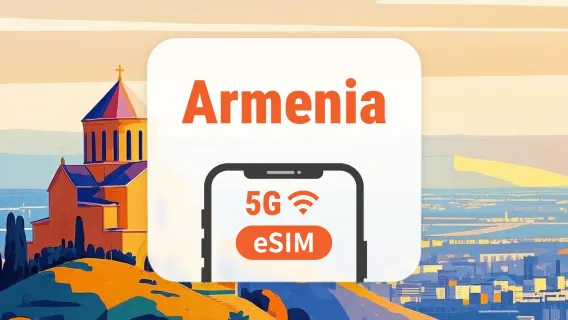 Armenia 5G eSIM | Dual Network • All AI & TikTok | 1–30 Days | QR Code