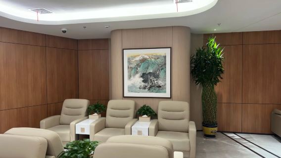 Qinghai, China | Lounge VIP no Aeroporto Internacional de Xining Caojiapu