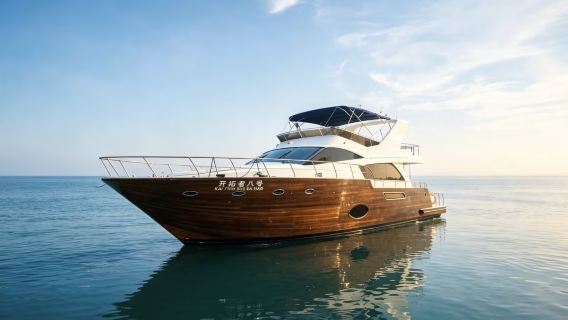 Private yacht charter in Zhangzhou - Private 82-foot luxury yacht trip for fishing, team building and gatherings in Zhangzhou