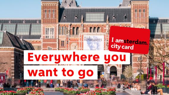 Amsterdam city card: Includes free attraction admission tickets and unlimited public transportation