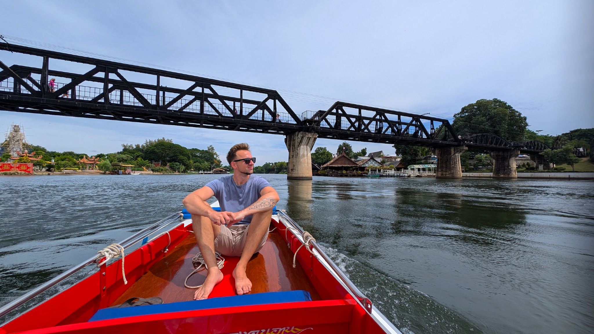 Kanchanaburi: River Kwai Scenic Tour by Private Longtail