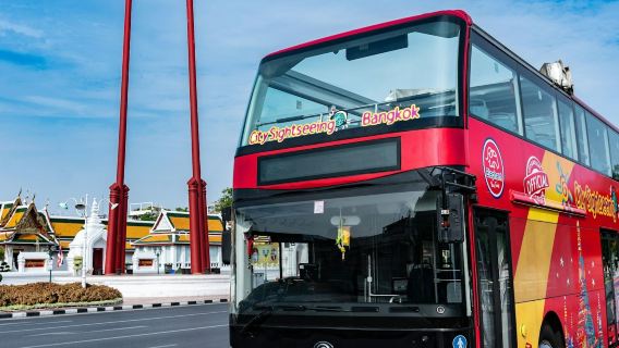 Stadtrundfahrt Bangkok: 24- bis 72-stündige Hop-on-Hop-off-Bustour