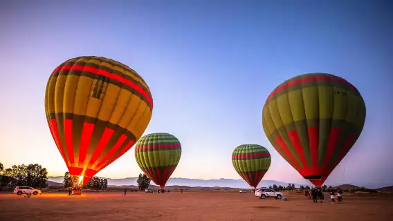 มาร์ราเกช: บอลลูนลอยฟ้าพร้อมอาหารเช้าแบบดั้งเดิม