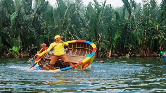 【仙沙港岸上包車遊】越南峴港．椰子船＋會安古城｜行程可定制