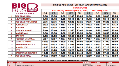 Abu Dhabi Attraction: Big Bus Tour Abu Dhabi Day Tours 2