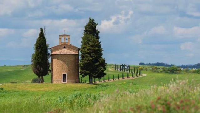 包車高效暢遊:錫耶納+Madonna di Vitaleta Chapel+絲柏之路+皮恩扎+奧爾恰穀