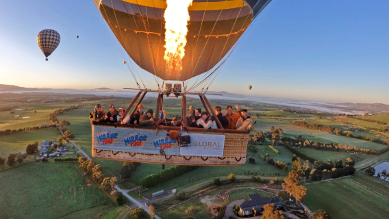 Esperienza in mongolfiera di 60 minuti nella Valle di Yarra a Melbourne (include trasferimento da Melbourne, foto del volo e certificato digitale)